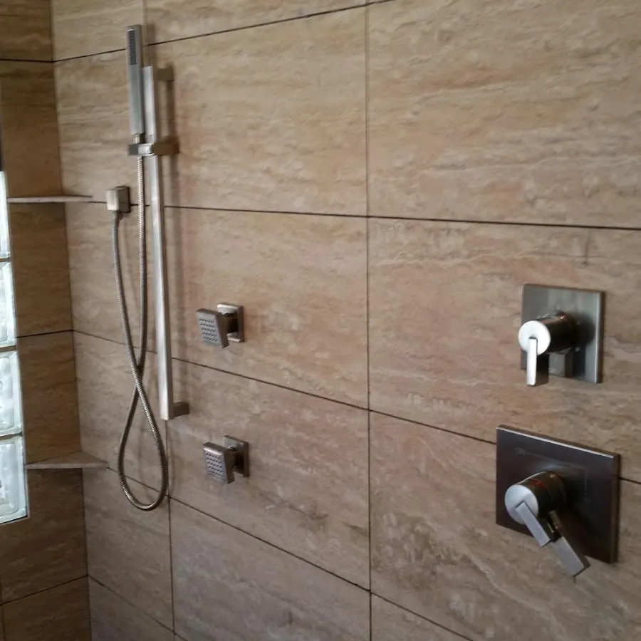 Shower fixture installation for Water Heater Replacement in Brentwood